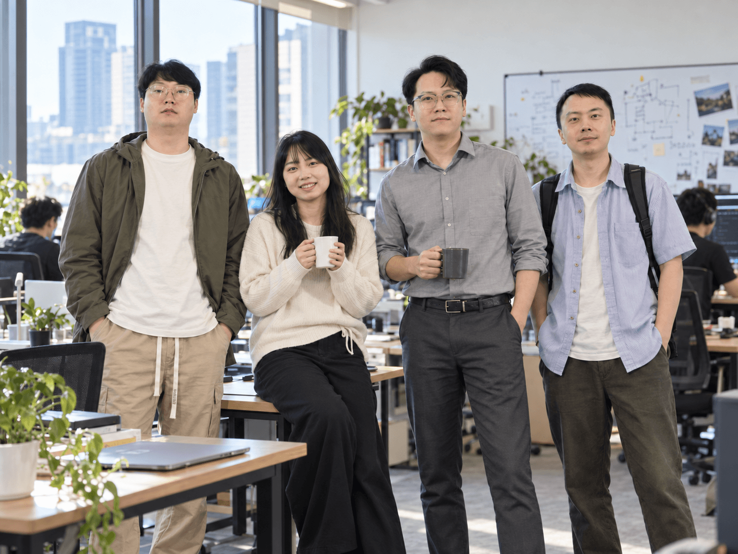 The InChina team in the office in Guiyang.